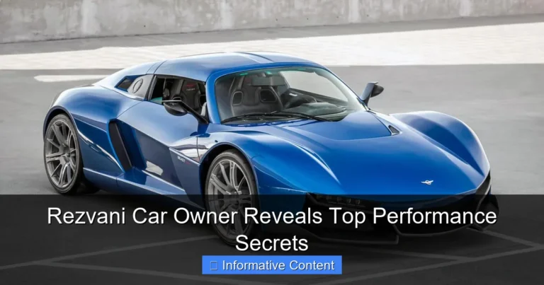 Rezvani Car Owner Reveals Top Performance Secrets