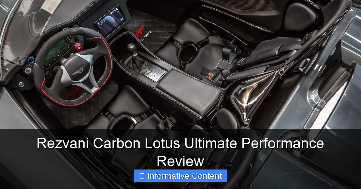 Rezvani Carbon Lotus Ultimate Performance Review