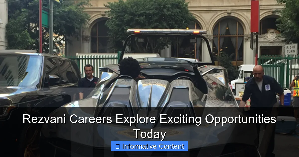 Rezvani Careers Explore Exciting Opportunities Today
