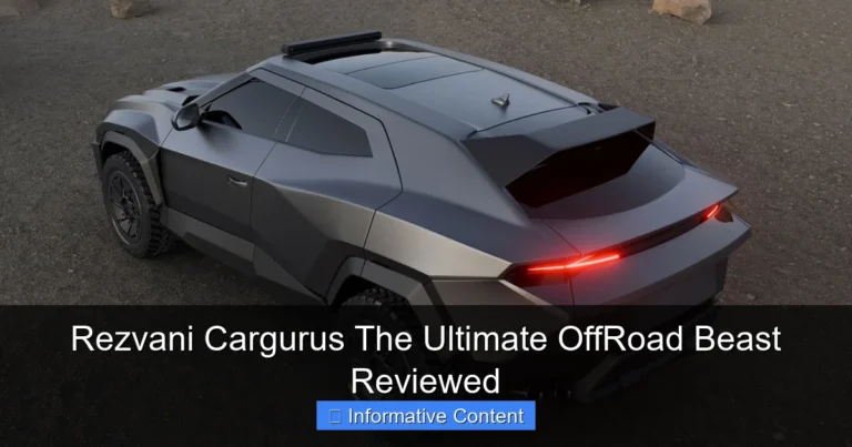 Rezvani Cargurus The Ultimate OffRoad Beast Reviewed