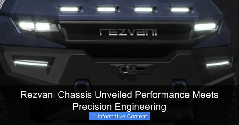 Rezvani Chassis Unveiled Performance Meets Precision Engineering
