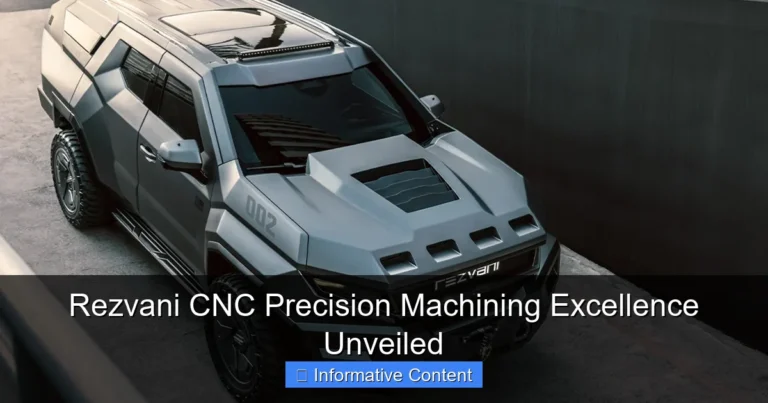 Rezvani CNC Precision Machining Excellence Unveiled