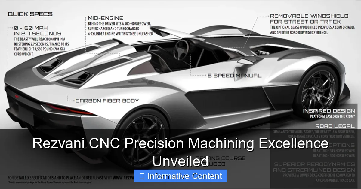 Rezvani CNC Precision Machining Excellence Unveiled