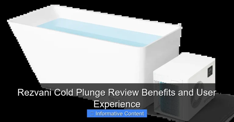 Rezvani Cold Plunge Review Benefits and User Experience