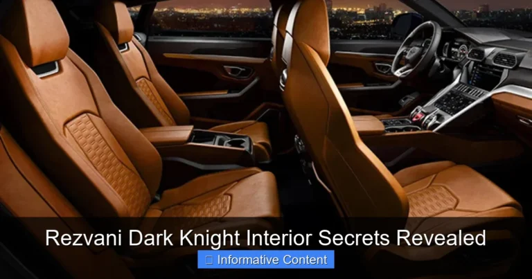 Rezvani Dark Knight Interior Secrets Revealed