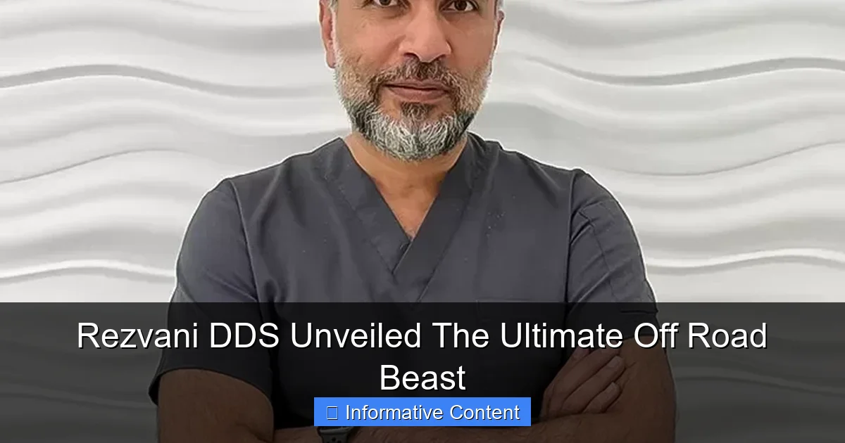 Rezvani DDS Unveiled The Ultimate Off Road Beast