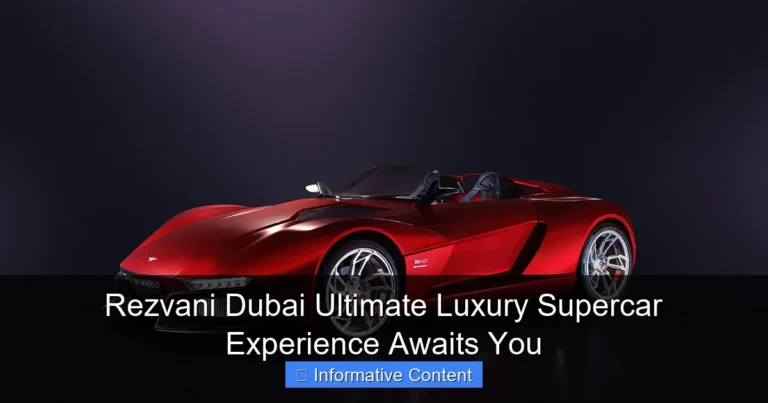 Rezvani Dubai Ultimate Luxury Supercar Experience Awaits You