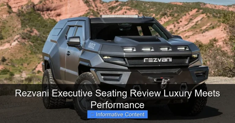 Rezvani Executive Seating Review Luxury Meets Performance