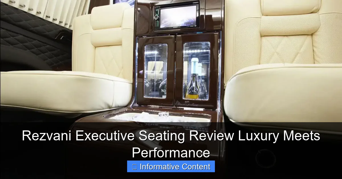 Rezvani Executive Seating Review Luxury Meets Performance