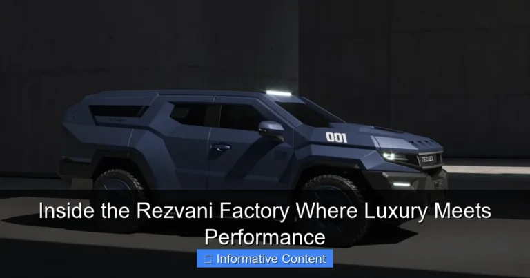 Inside the Rezvani Factory Where Luxury Meets Performance