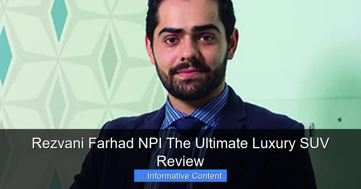 Rezvani Farhad NPI The Ultimate Luxury SUV Review
