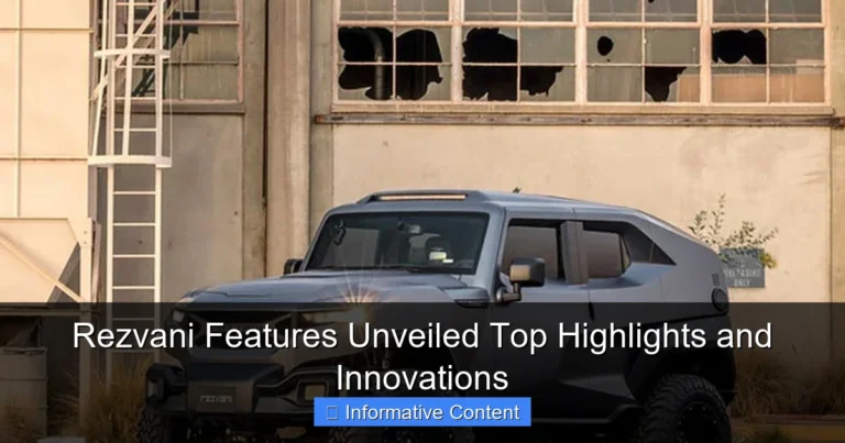 Rezvani Features Unveiled Top Highlights and Innovations