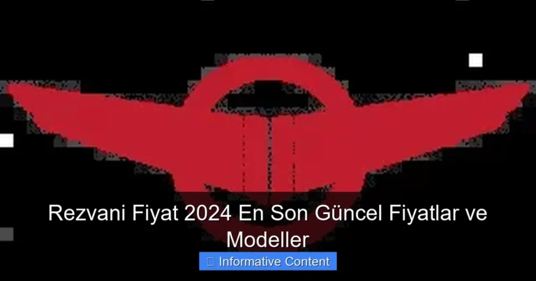 Rezvani Fiyat 2024 En Son Güncel Fiyatlar ve Modeller