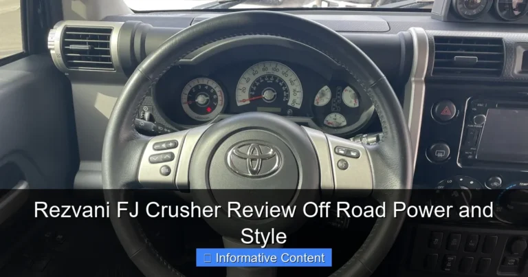 Rezvani FJ Crusher Review Off Road Power and Style