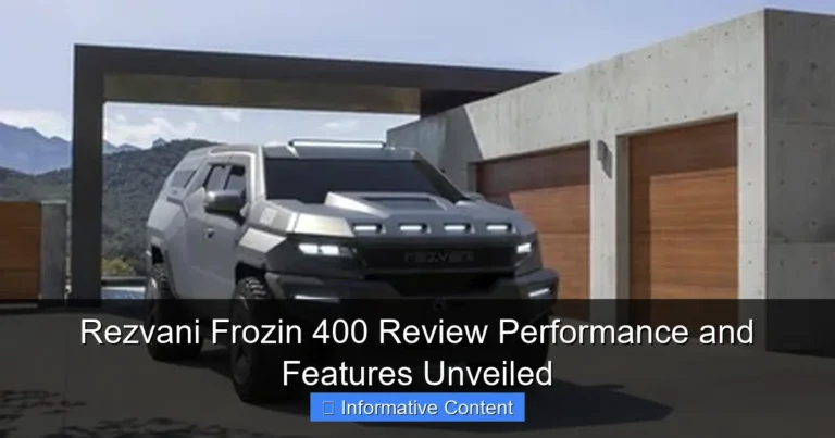 Rezvani Frozin 400 Review Performance and Features Unveiled