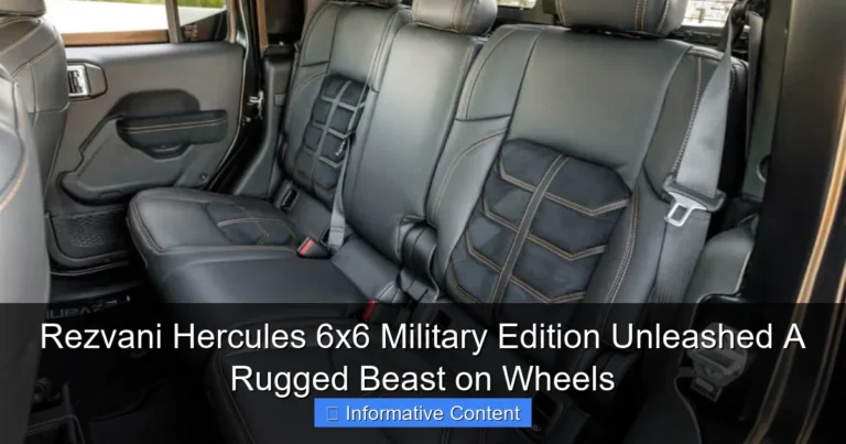 Rezvani Hercules 6x6 Military Edition Unleashed A Rugged Beast on Wheels