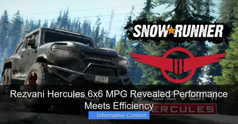 Rezvani Hercules 6x6 MPG Revealed Performance Meets Efficiency