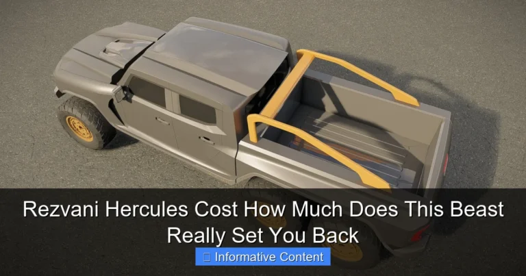 Rezvani Hercules Cost How Much Does This Beast Really Set You Back