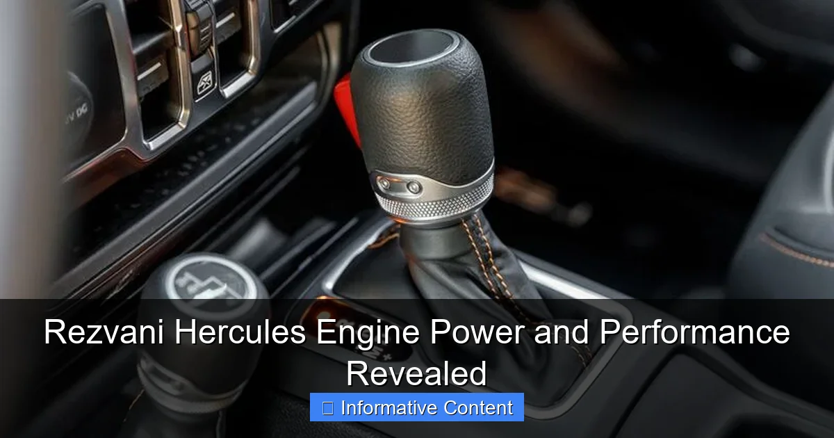 Rezvani Hercules Engine Power and Performance Revealed