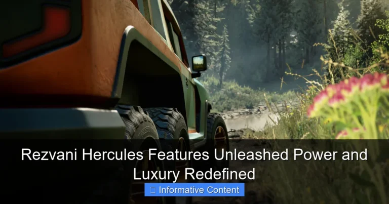 Rezvani Hercules Features Unleashed Power and Luxury Redefined