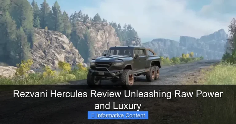 Rezvani Hercules Review Unleashing Raw Power and Luxury