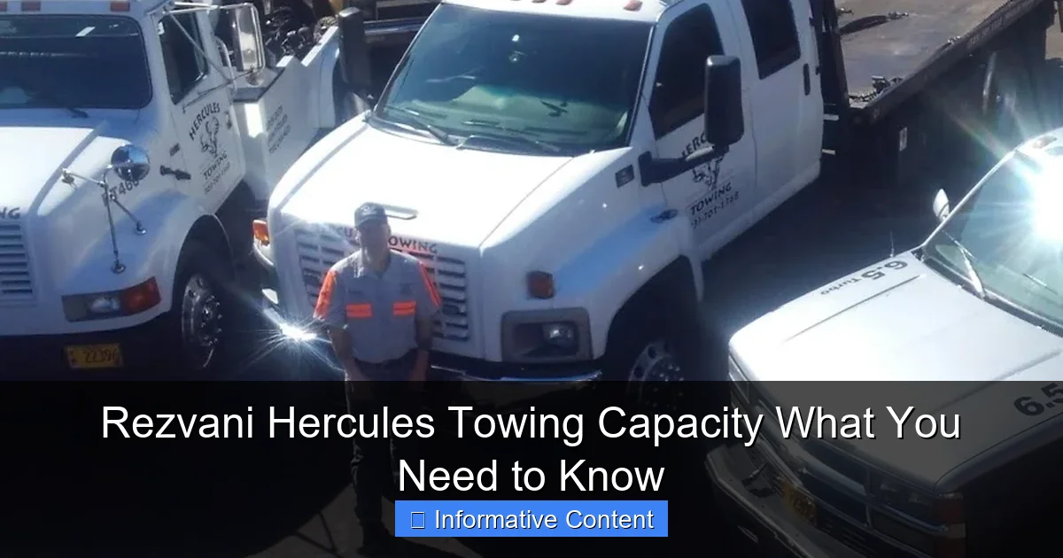 Rezvani Hercules Towing Capacity What You Need to Know