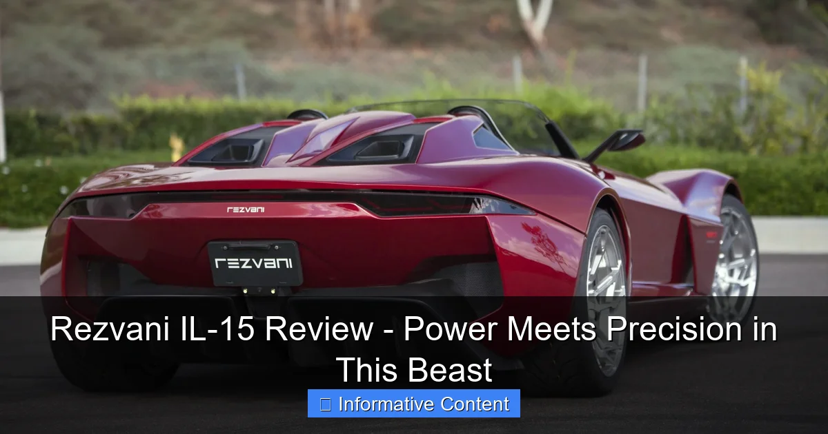 Rezvani IL-15 Review - Power Meets Precision in This Beast
