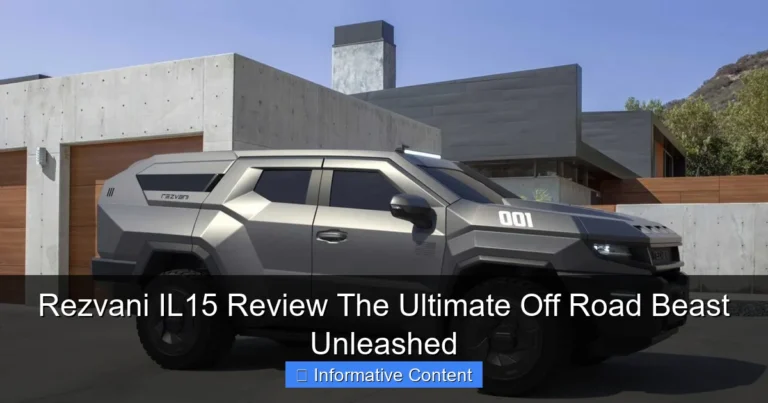 Rezvani IL15 Review The Ultimate Off Road Beast Unleashed