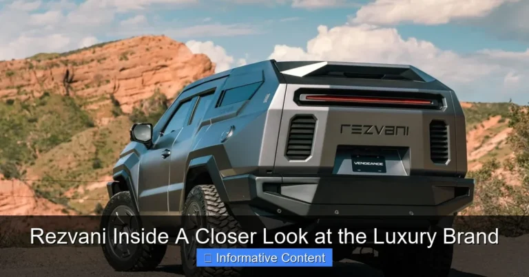 Rezvani Inside A Closer Look at the Luxury Brand