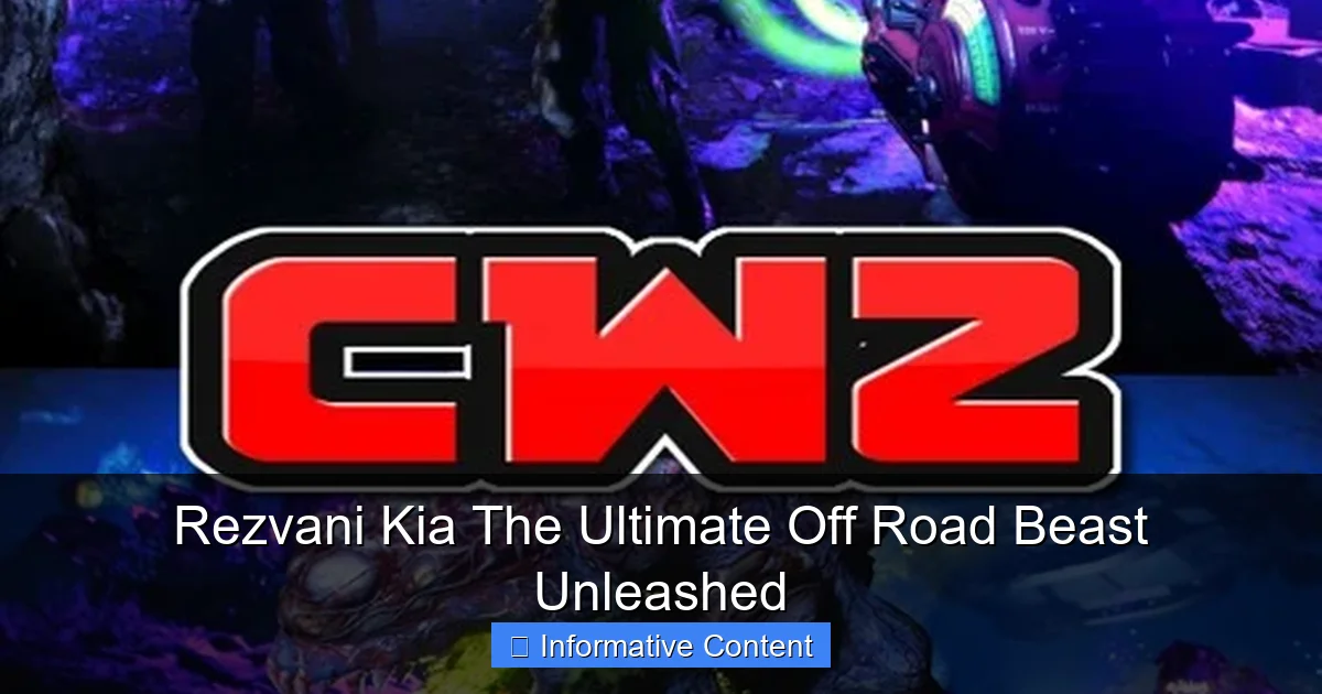 Rezvani Kia The Ultimate Off Road Beast Unleashed