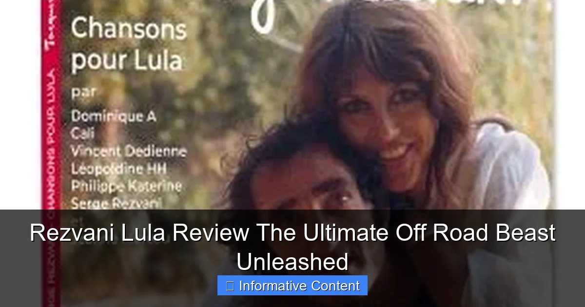 Rezvani Lula Review The Ultimate Off Road Beast Unleashed