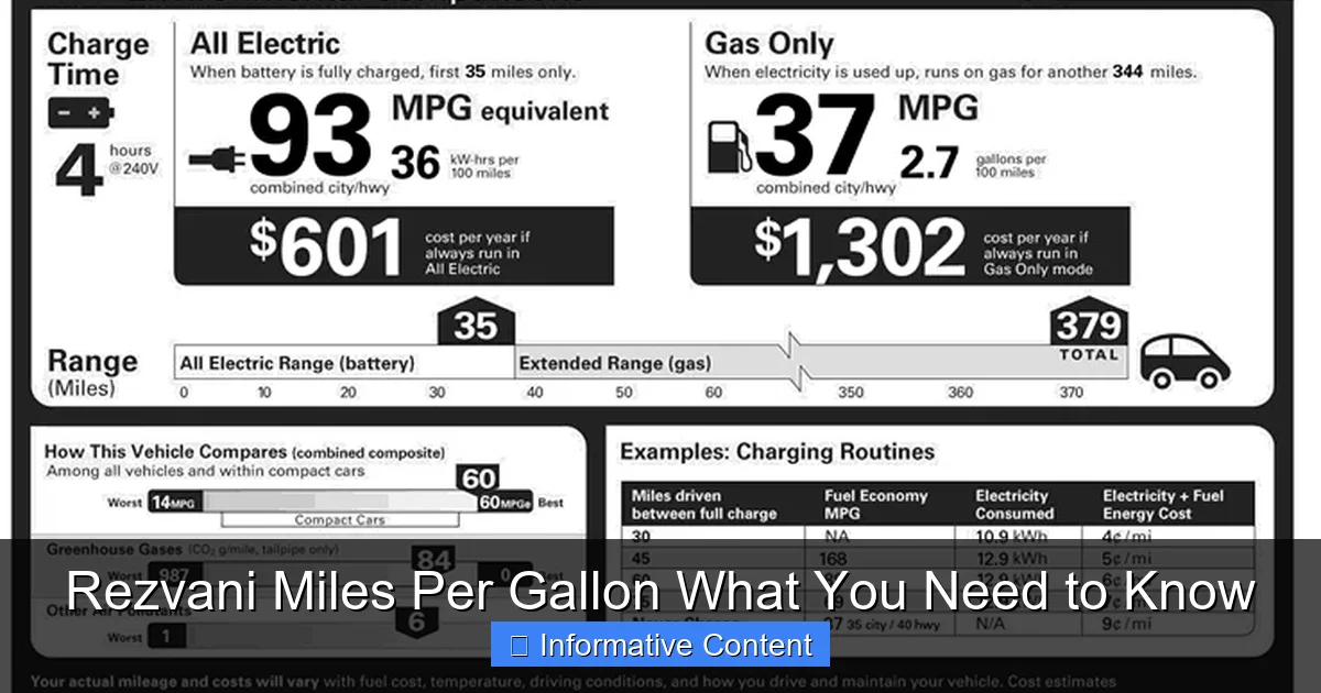 Rezvani Miles Per Gallon What You Need to Know