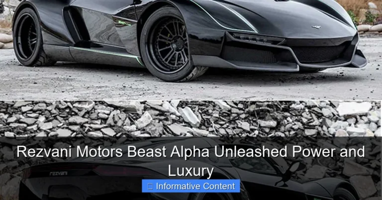 Rezvani Motors Beast Alpha Unleashed Power and Luxury