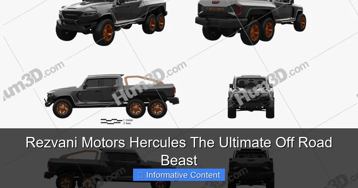Rezvani Motors Hercules The Ultimate Off Road Beast