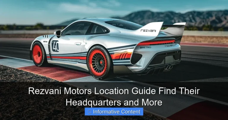 Rezvani Motors Location Guide Find Their Headquarters and More
