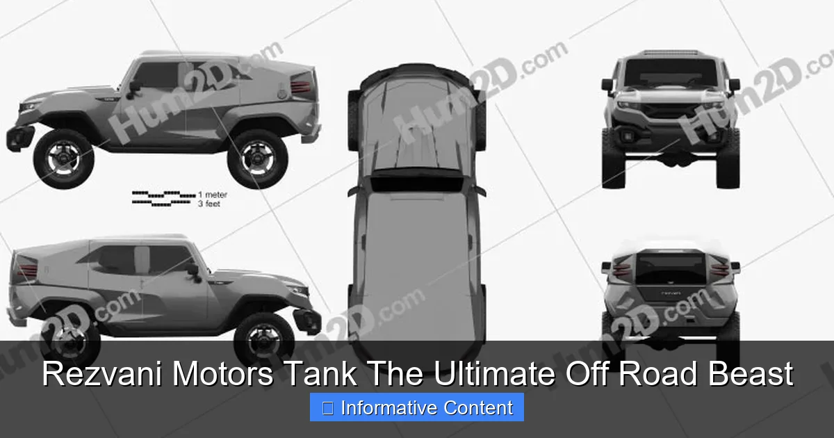 Rezvani Motors Tank The Ultimate Off Road Beast