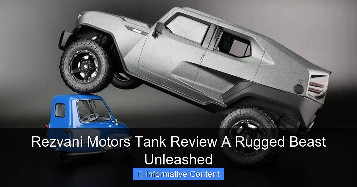 Rezvani Motors Tank Review A Rugged Beast Unleashed