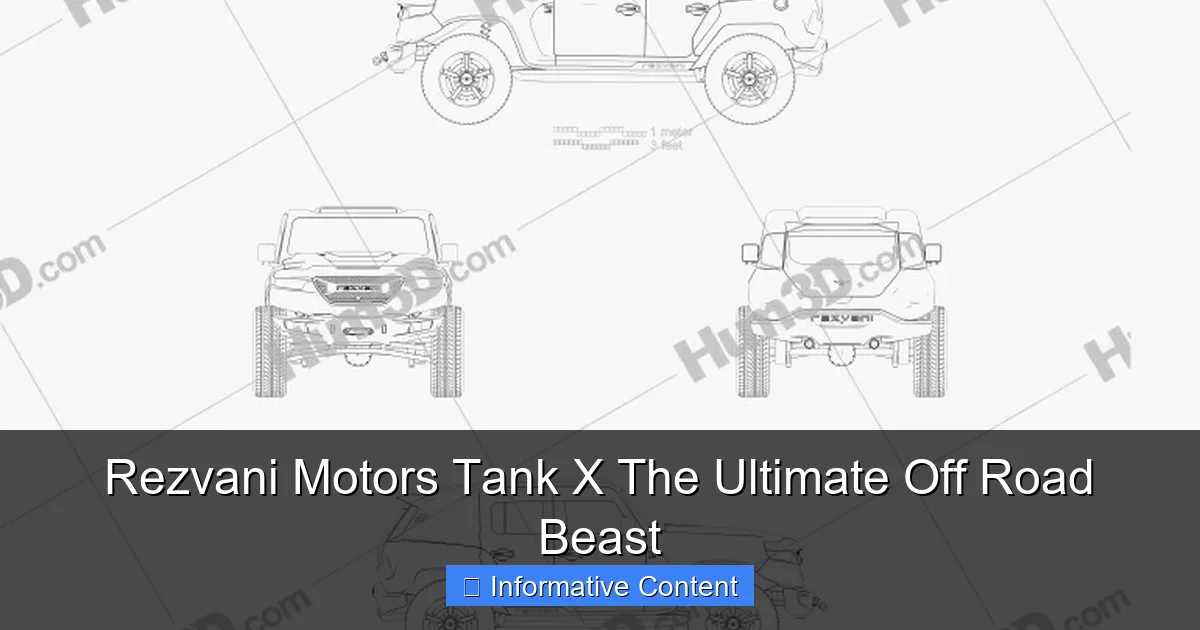 Rezvani Motors Tank X The Ultimate Off Road Beast