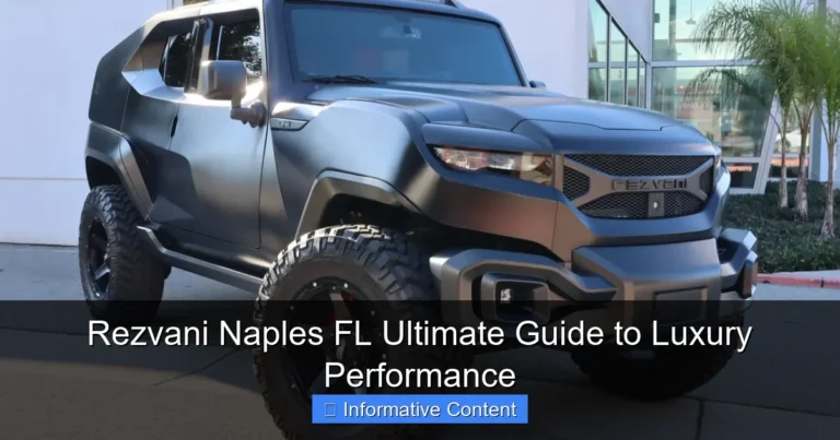 Rezvani Naples FL Ultimate Guide to Luxury Performance