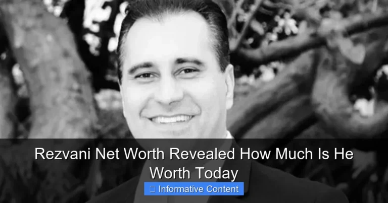 Rezvani Net Worth Revealed How Much Is He Worth Today
