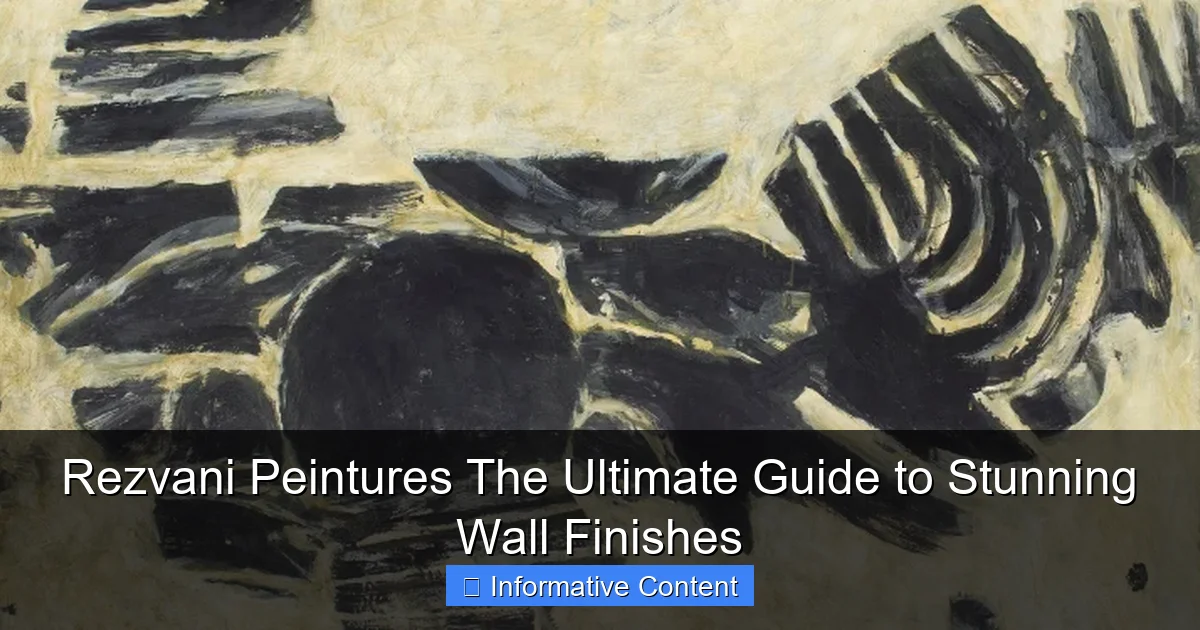 Rezvani Peintures The Ultimate Guide to Stunning Wall Finishes