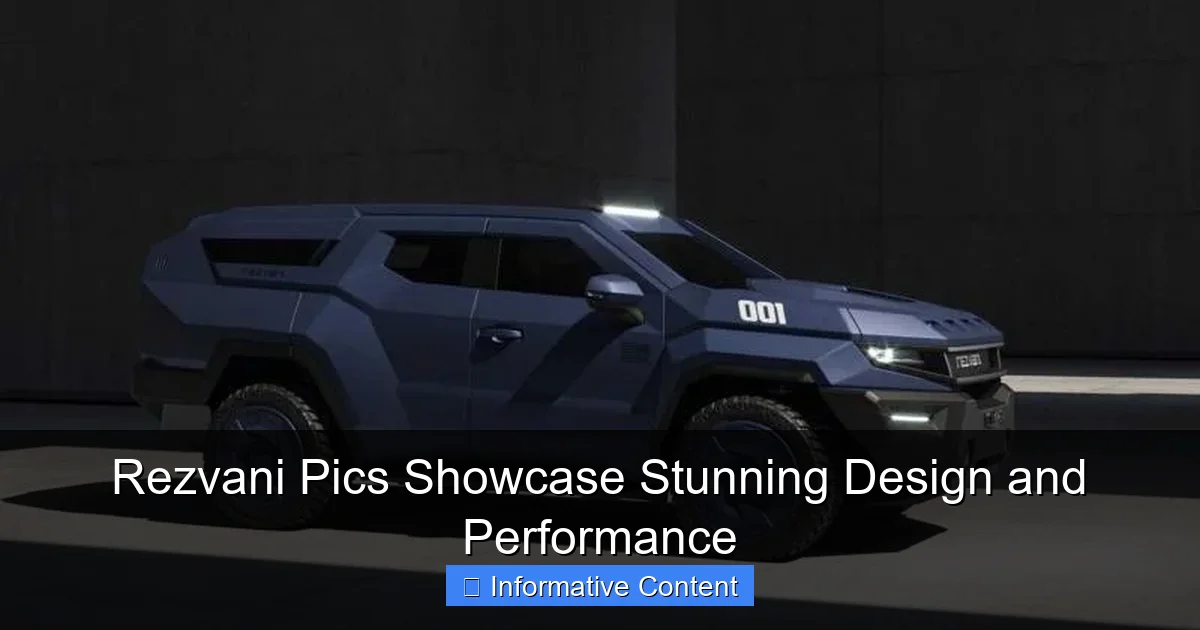 Rezvani Pics Showcase Stunning Design and Performance