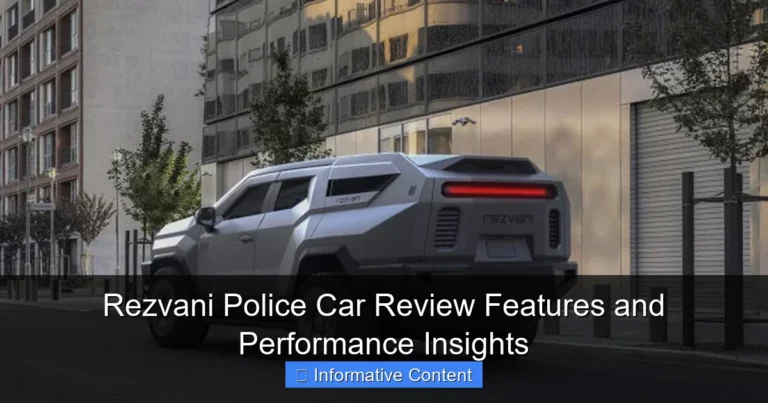 Rezvani Police Car Review Features and Performance Insights