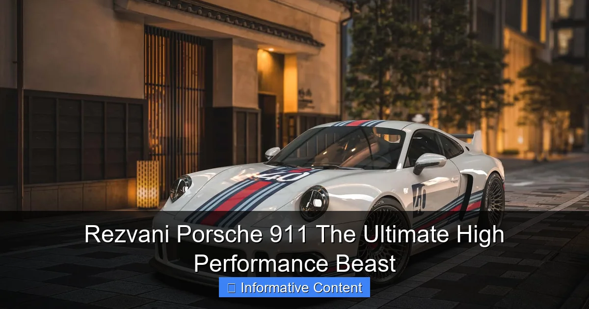 Rezvani Porsche 911 The Ultimate High Performance Beast
