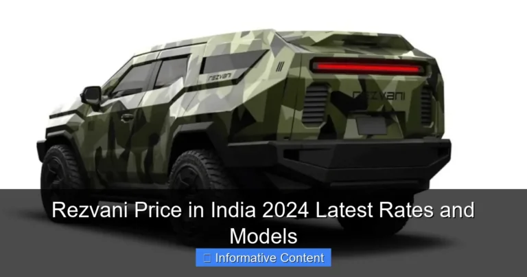 Rezvani Price in India 2024 Latest Rates and Models