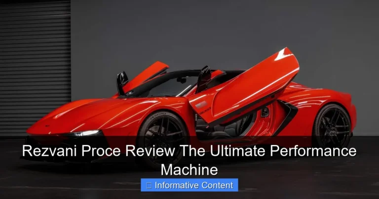 Rezvani Proce Review The Ultimate Performance Machine