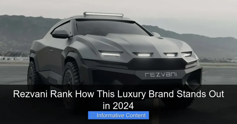 Rezvani Rank How This Luxury Brand Stands Out in 2024