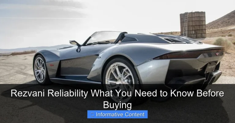 Rezvani Reliability What You Need to Know Before Buying