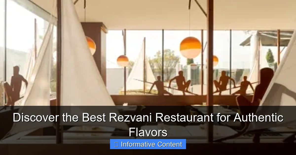 Discover the Best Rezvani Restaurant for Authentic Flavors