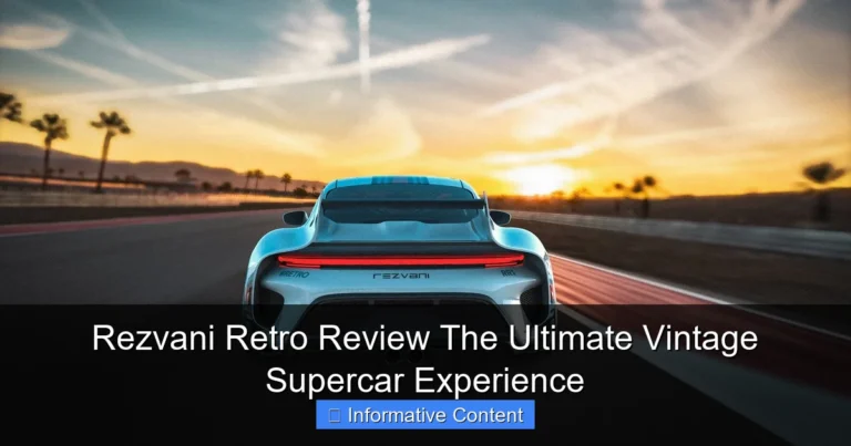 Rezvani Retro Review The Ultimate Vintage Supercar Experience